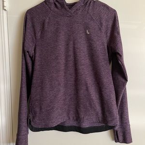 Lole purple yoga/lounge set with thumb holes